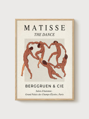 Henri Matisse The Dance Print poster in oak frame
