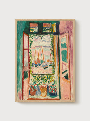 Henri Matisse Print poster in oak frame