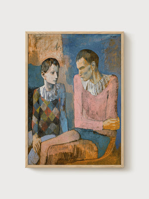 Pablo Picasso Print poster in oak frame