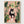 Funny Cat Poster poster in oak frame