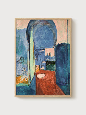 Henri Matisse Print poster in oak frame