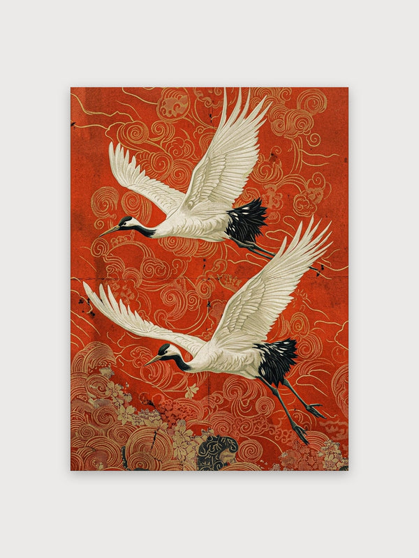 Japanese Crane Print - Digital Download