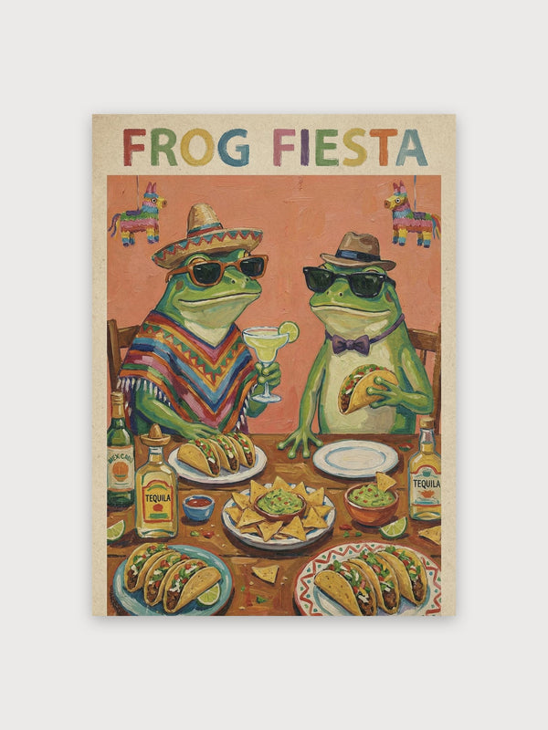 Frog Fiesta Print - Digital Download