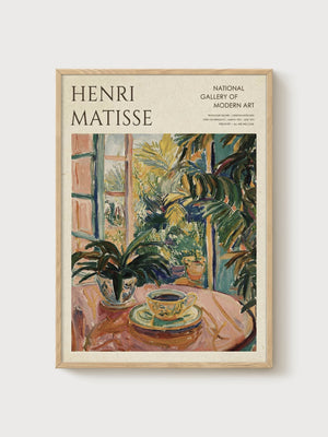 Henri Matisse Print poster in oak frame