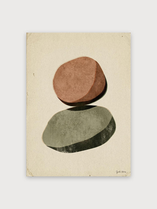 Organic Stones Abstract - Digital Download