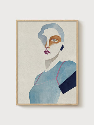 Matisse Print poster in oak frame
