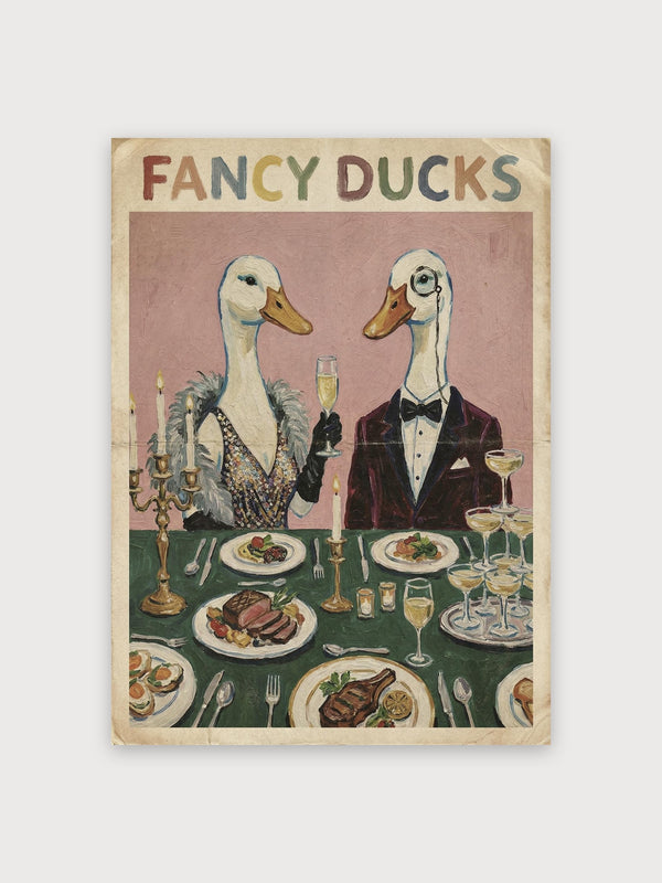 Fancy Ducks Print - Digital Download