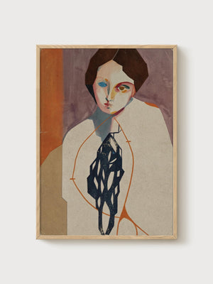 Matisse Print poster in oak frame