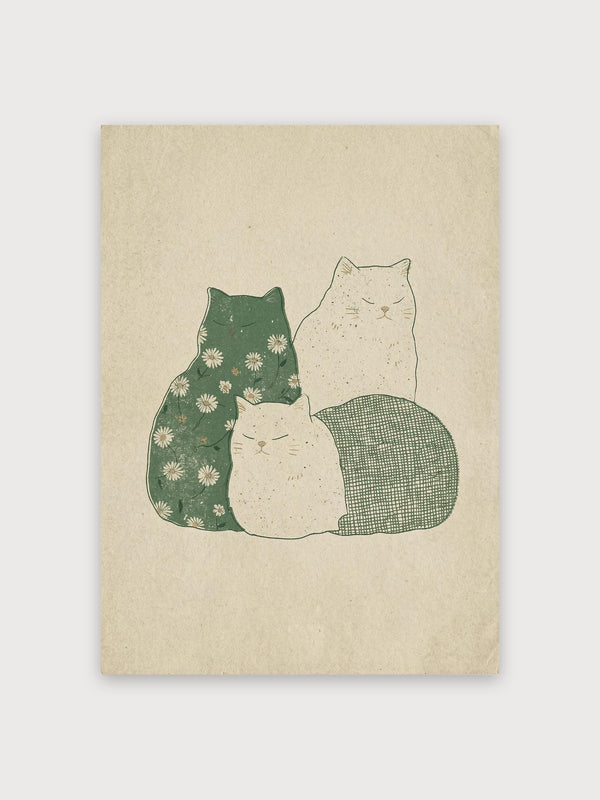 Zen Cats Print - Digital Download