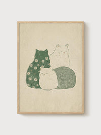 Zen Cats Print