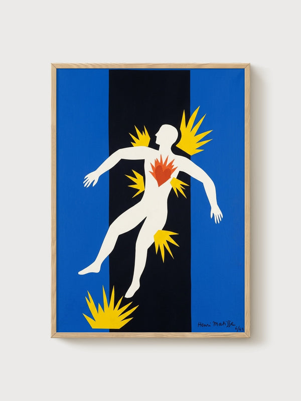 Henri Matisse Print poster in oak frame