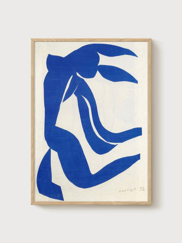 Henri Matisse Print poster in oak frame