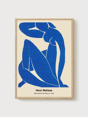 Matisse Print poster in oak frame
