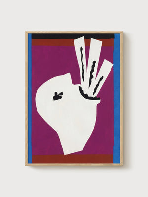 Henri Matisse The Sword Swallower Print poster in oak frame