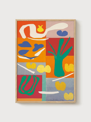 Henri Matisse Vegetables Print poster in oak frame