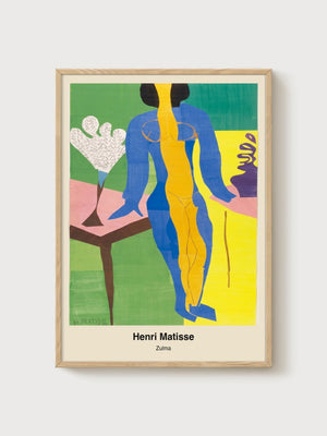 Henri Matisse Zulma Poster poster in oak frame