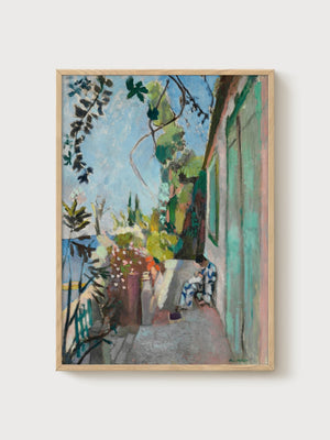 Henri Matisse The Terrace St Tropez Print poster in oak frame