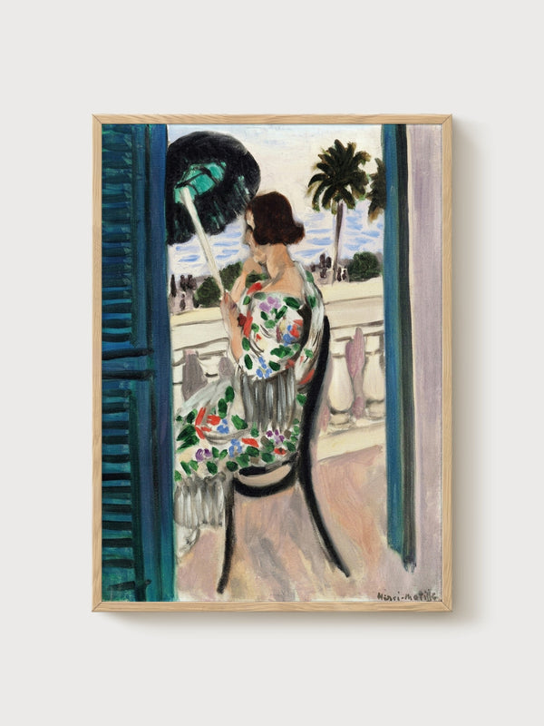 Henri Matisse Print poster in oak frame