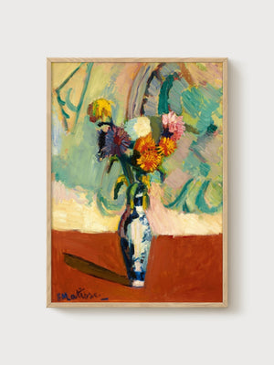 Henri Matisse Print poster in oak frame
