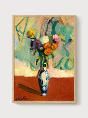 Henri Matisse Print poster in oak frame
