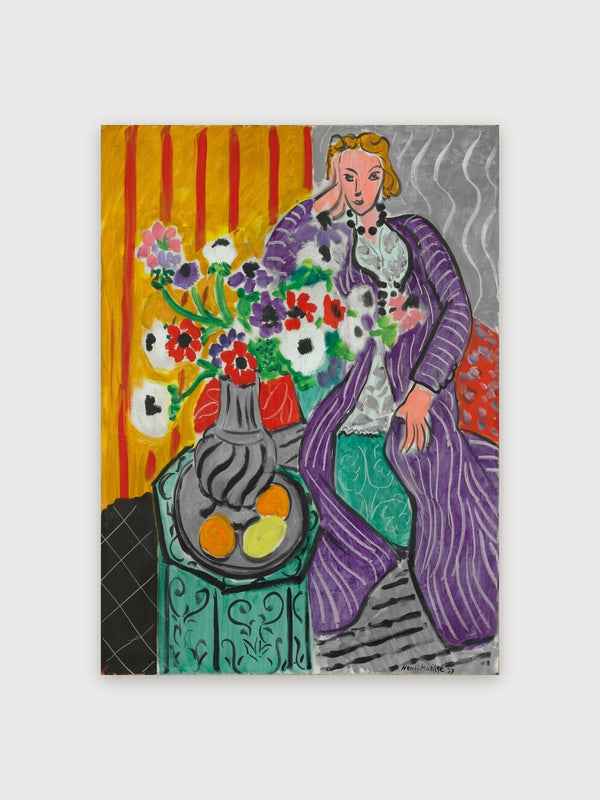Purple Robe And Anemones - Digital Download