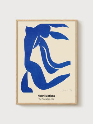 Henri Matisse Print poster in oak frame
