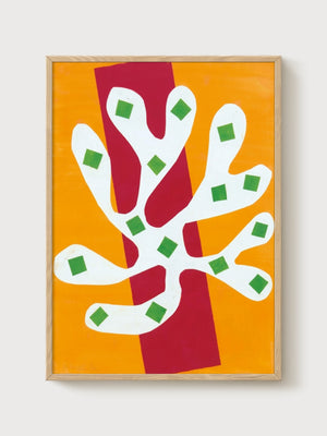 Henri Matisse Print poster in oak frame