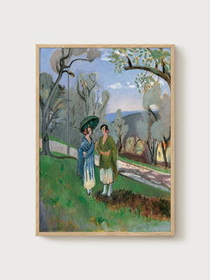 Henri Matisse Print poster in oak frame