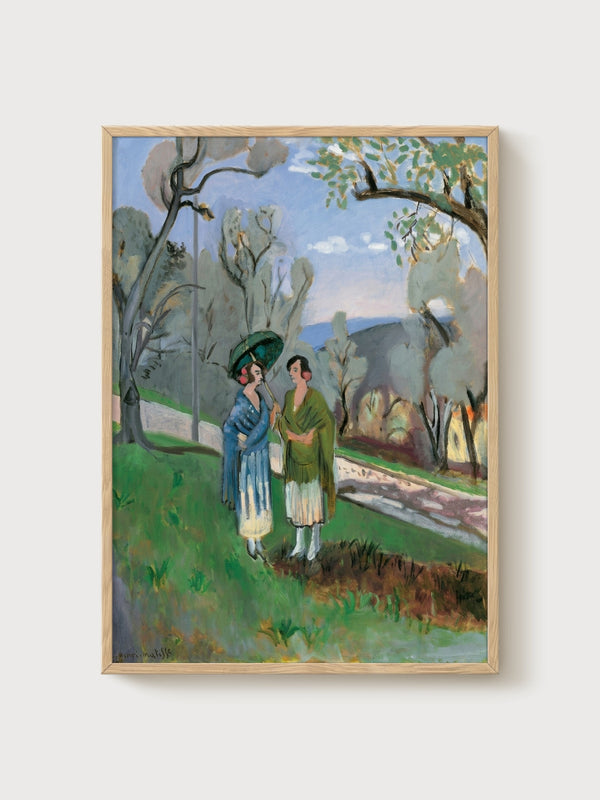 Henri Matisse Print poster in oak frame