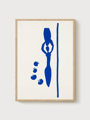 Henri Matisse Print poster in oak frame