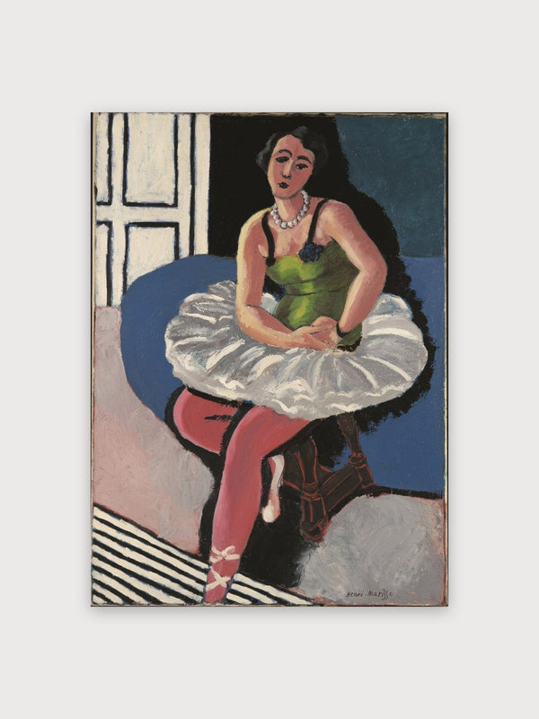 Ballet Dancer Seated On A Stool - Digital Download