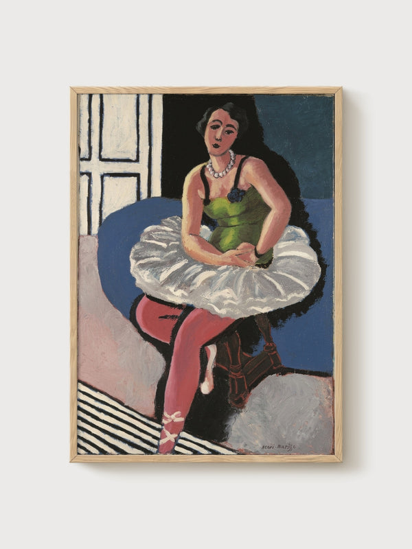 Henri Matisse Print poster in oak frame