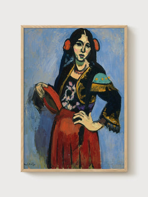 Henri Matisse Print poster in oak frame