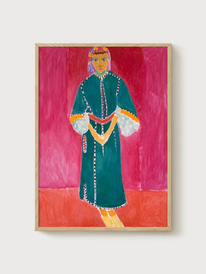 Zorah Standing Henri Matisse Print poster in oak frame