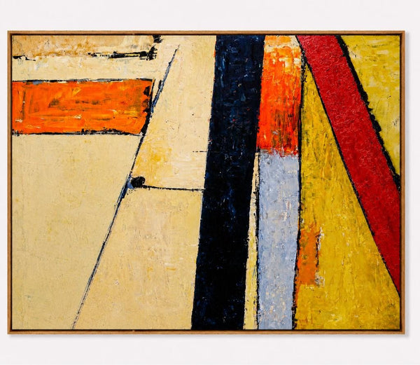 Abstract Painting - Door (48"X48", Stretched Canvas, Custom Color Adjustment)