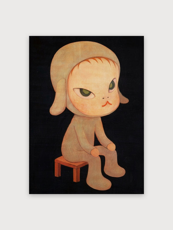 Quirky Seated Character Portrait - Digital Download