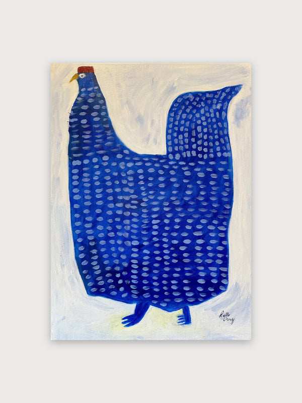 Modern Blue Bird Minimalist - Digital Download