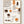 Coffee Brewing Line Art Poster poster in oak frame