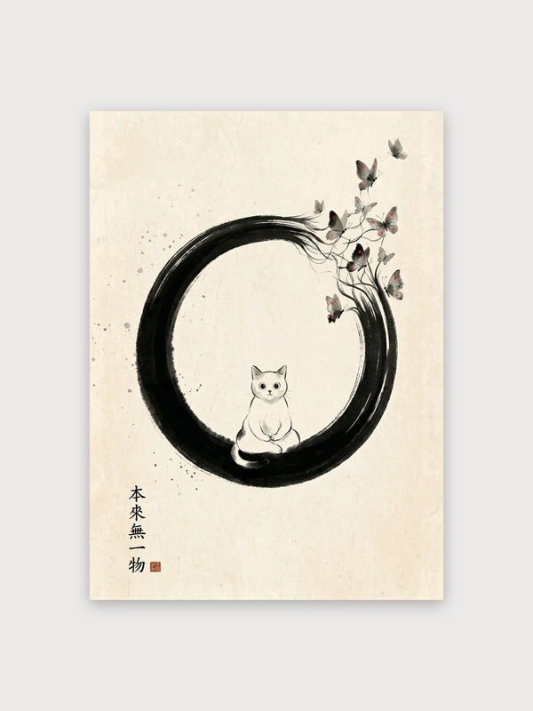 Zen Cat Enso Butterfly - Digital Download
