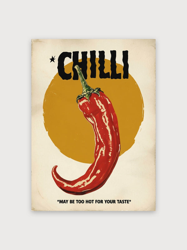 Chili Pepper Vintage Retro Kitchen - Digital Download