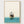 Minimalist Flood Illustration Poster poster in oak frame