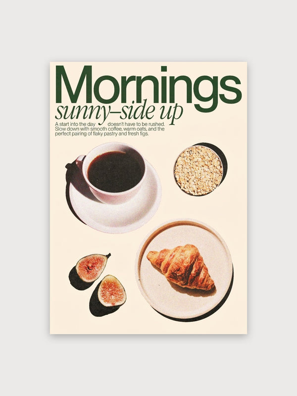 Mornings Sunny Side Up Coffee Breakfast - Digital Download