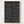 Black Cat Wave Art Print poster in oak frame
