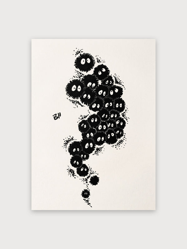 Spirited Away Soot Sprites - Digital Download