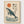 Japanese Whale Print poster in oak frame