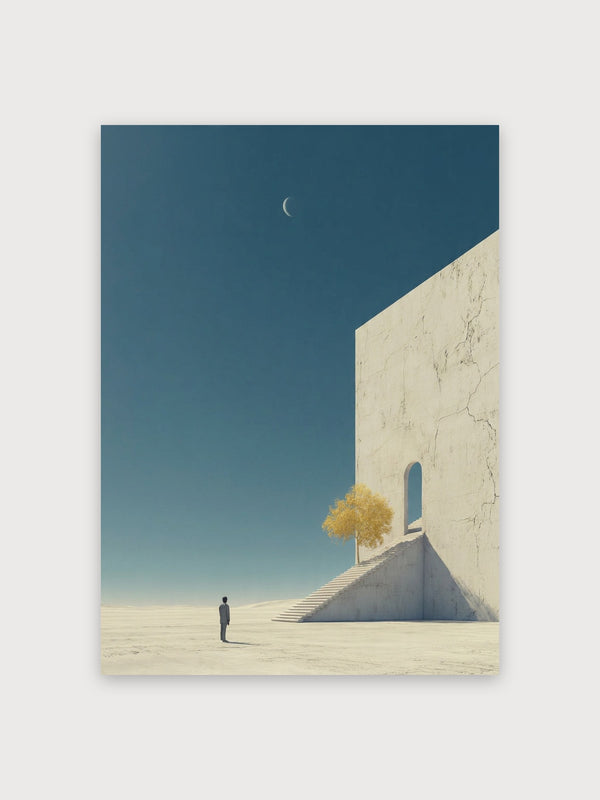 Surreal Desert Sanctuary Moonlight - Digital Download