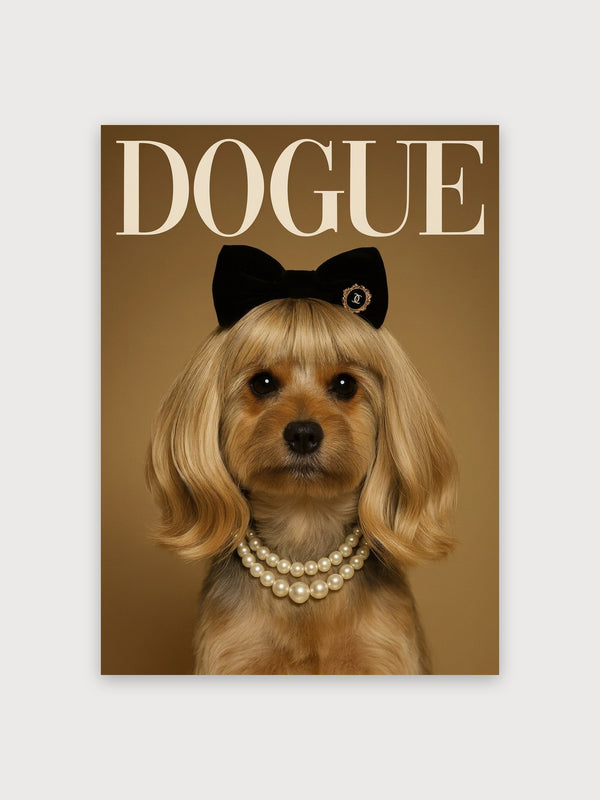 Dogue Fashion Dog Portrait - Digital Download
