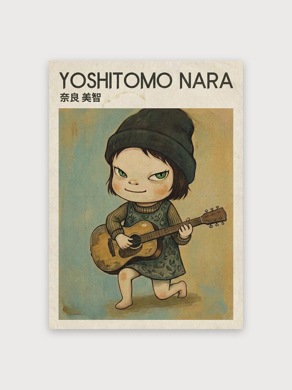 Yoshitomo Nara Child With Guitar - Digital Download
