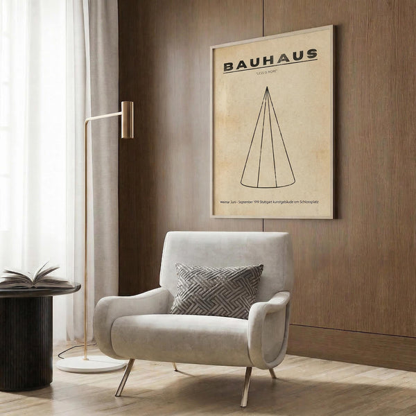 Bauhaus Cone Print