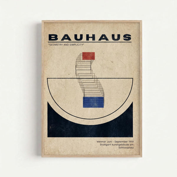 Bauhaus Geometry Print